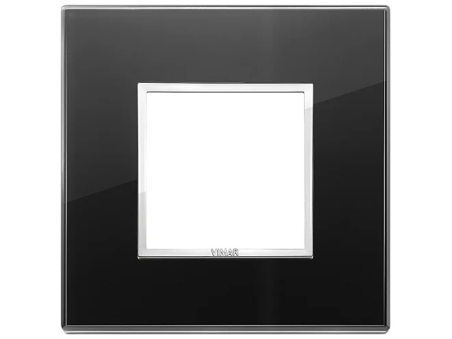 VIMAR Vimar 21642.76 Placca 2M nero diamante