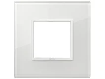 VIMAR Vimar 21642.87 Placca 2M bianco totale diamante