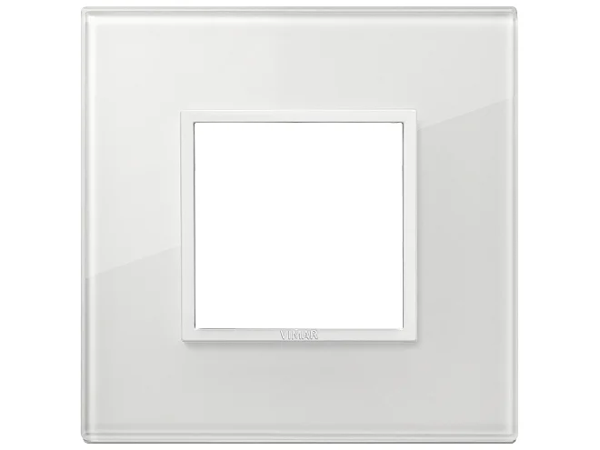 VIMAR Vimar 21642.87 Placca 2M bianco totale diamante