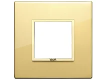 VIMAR Vimar 21642.G09 Placca 2M oro totale lucido
