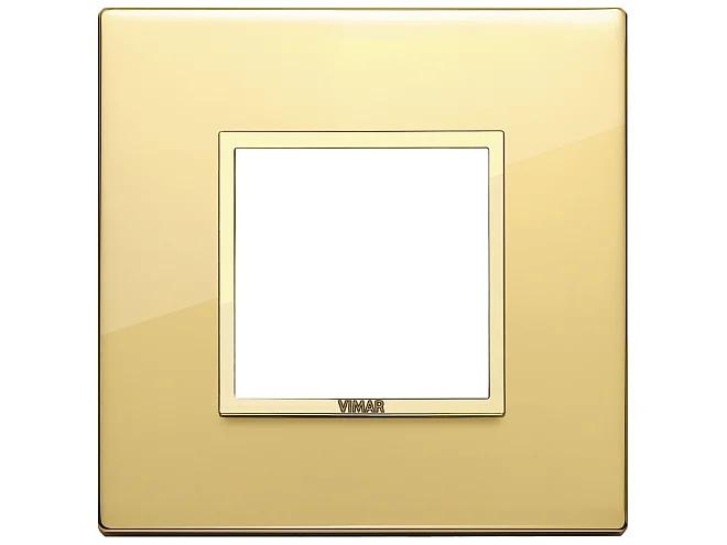 VIMAR Vimar 21642.G09 Placca 2M oro totale lucido
