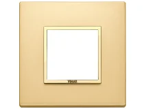 VIMAR Vimar 21642.G10 Placca 2M oro totale satinato