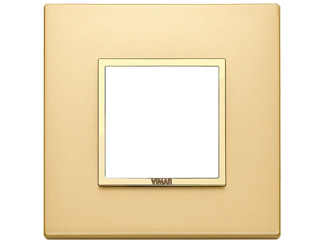 VIMAR Vimar 21642.G10 Placca 2M oro totale satinato