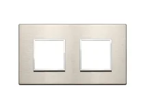 VIMAR Vimar 21643.04 Placca 4M (2+2) int71 bronzo chiaro