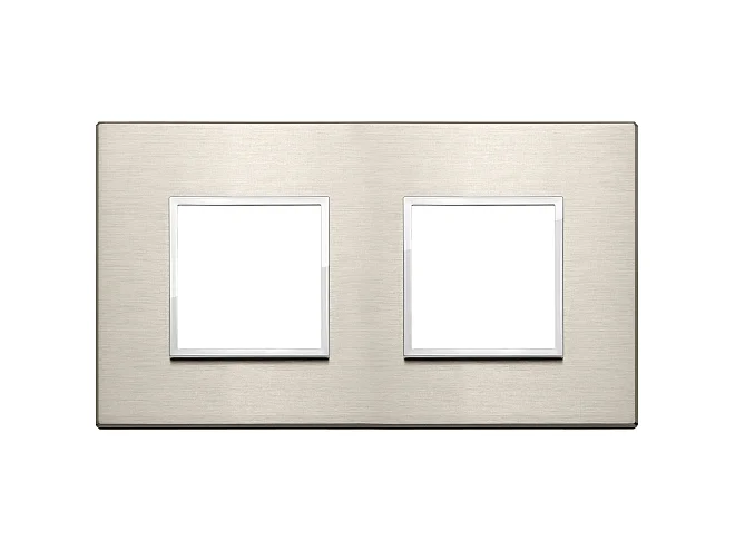 VIMAR Vimar 21643.04 Placca 4M (2+2) int71 bronzo chiaro