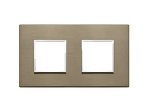 VIMAR Vimar 21643.05 Placca 4M (2+2) int71 bronzo scuro
