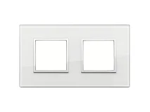 VIMAR Vimar 21643.70 Placca 4M (2+2) int71 bianco diamante