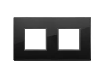 VIMAR Vimar 21643.88 Placca 4M (2+2) int71 nero tot. diamante