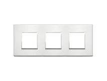 VIMAR Vimar 21644.01 Placca 6M (2+2+2) int71 alluminio brill.