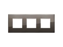 VIMAR Vimar 21644.06 Placca 6M (2+2+2) int71 nero zaffiro