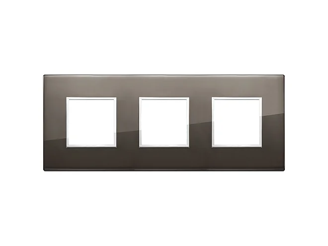 VIMAR Vimar 21644.06 Placca 6M (2+2+2) int71 nero zaffiro