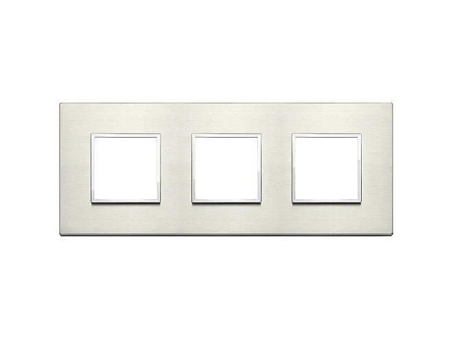VIMAR Vimar 21644.08 Placca 6M (2+2+2) int71 titanio