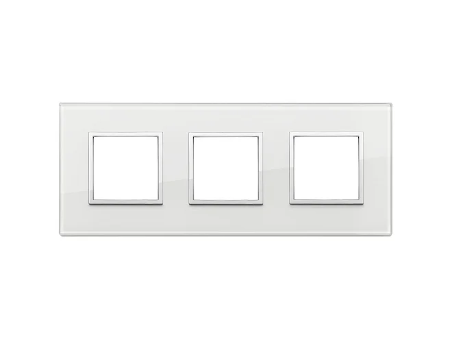 VIMAR Vimar 21644.70 Placca 6M (2+2+2) int71 bianco diamante