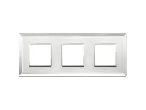 VIMAR Vimar 21644.72 Placca 6M (2+2+2) int71 argento ghiaccio