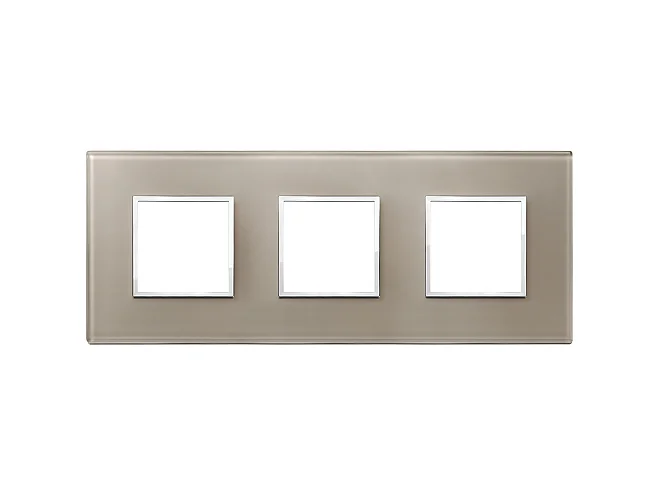 VIMAR Vimar 21644.74 Placca 6M (2+2+2) int71 opale bruno