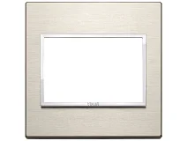 VIMAR Vimar 21648.04 Placca 3M BS bronzo chiaro