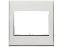 VIMAR Vimar 21648.07.01 Placca 3M BS argento