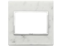 VIMAR Vimar 21648.51 Placca 3M BS bianco di Carrara