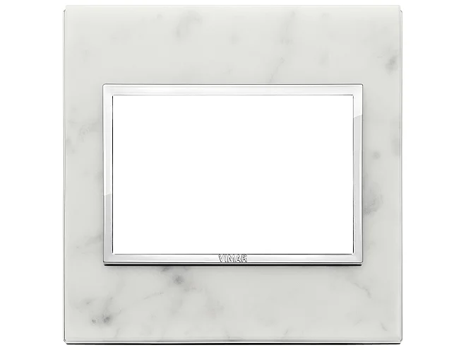 VIMAR Vimar 21648.51 Placca 3M BS bianco di Carrara