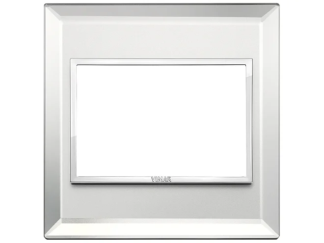 VIMAR Vimar 21648.72 Placca 3M BS argento ghiaccio