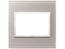 VIMAR Vimar 21648.73 Placca 3M BS grigio perla