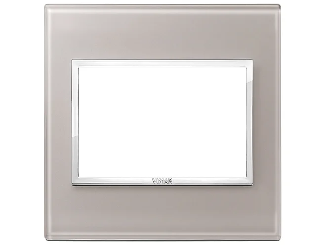 VIMAR Vimar 21648.73 Placca 3M BS grigio perla