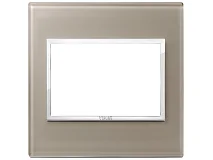 VIMAR Vimar 21648.74 Placca 3M BS opale bruno