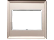 VIMAR Vimar 21648.75 Placca 3M BS specchio bronzato