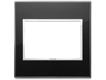 VIMAR Vimar 21648.76 Placca 3M BS nero diamante