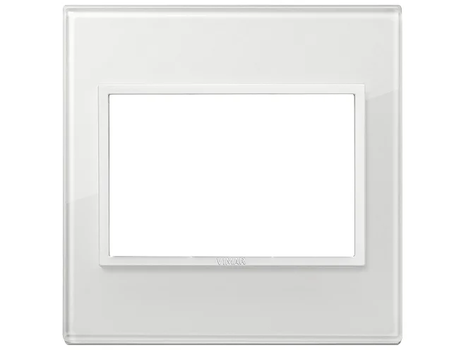 VIMAR Vimar 21648.87 Placca 3M BS bianco totale diamante