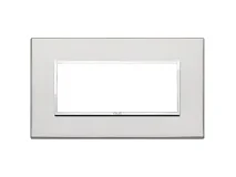 VIMAR Vimar 21649.07.01 Placca 5M BS argento