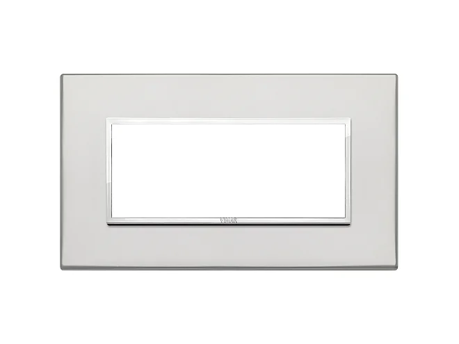 VIMAR Vimar 21649.07.01 Placca 5M BS argento