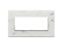 VIMAR Vimar 21649.51 Placca 5M BS bianco di Carrara