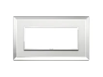 VIMAR Vimar 21649.72 Placca 5M BS argento ghiaccio
