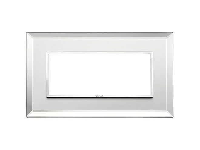 VIMAR Vimar 21649.72 Placca 5M BS argento ghiaccio