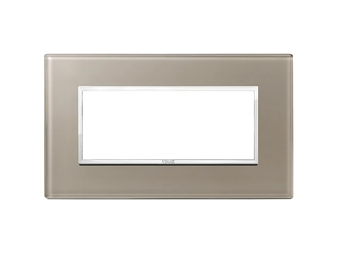 VIMAR Vimar 21649.74 Placca 5M BS opale bruno