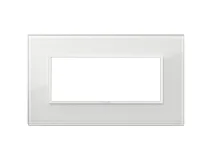 VIMAR Vimar 21649.87 Placca 5M BS bianco totale diamante