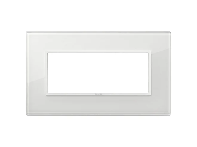 VIMAR Vimar 21649.87 Placca 5M BS bianco totale diamante