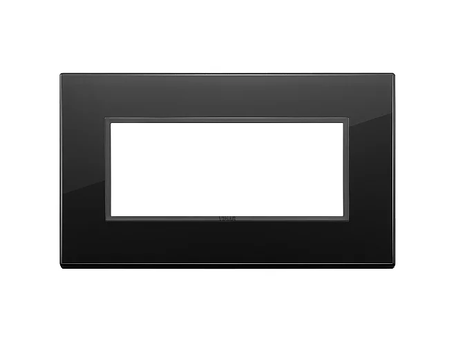 VIMAR Vimar 21649.88 Placca 5M BS nero totale diamante