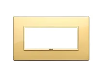 VIMAR Vimar 21649.G09 Placca 5M BS oro totale lucido