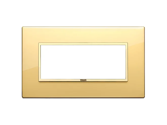 VIMAR Vimar 21649.G09 Placca 5M BS oro totale lucido