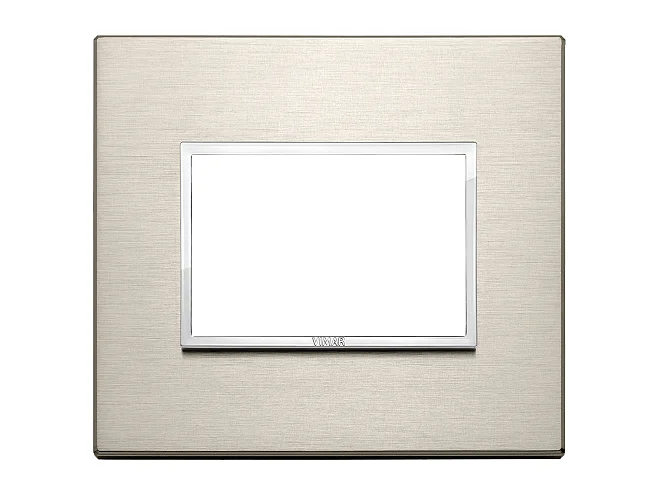 VIMAR Vimar 21653.04 Placca 3M bronzo chiaro