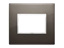VIMAR Vimar 21653.06 Placca 3M nero zaffiro