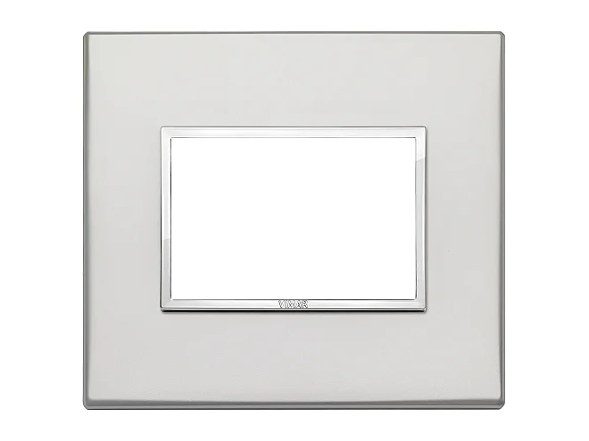 VIMAR Vimar 21653.07.01 Placca 3M argento