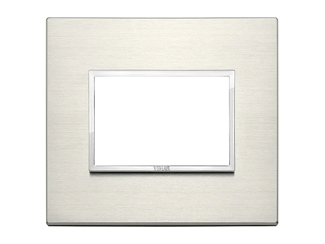 VIMAR Vimar 21653.08 Placca 3M titanio