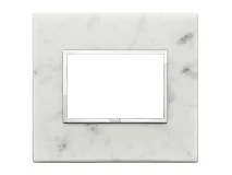 VIMAR Vimar 21653.51 Placca 3M bianco di Carrara