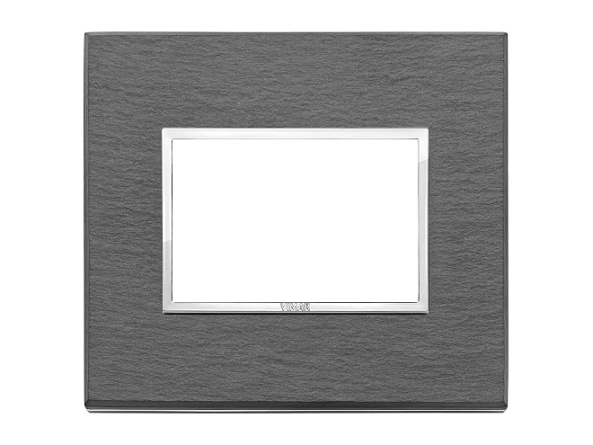 VIMAR Vimar 21653.52 Placca 3M ardesia a spacco