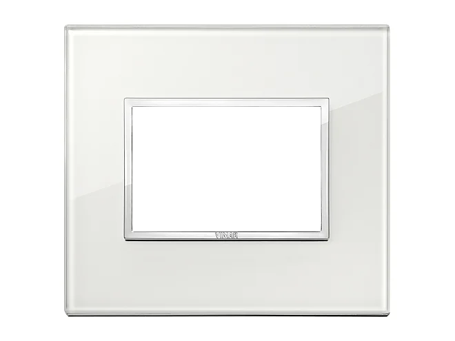 VIMAR Vimar 21653.70 Placca 3M bianco diamante