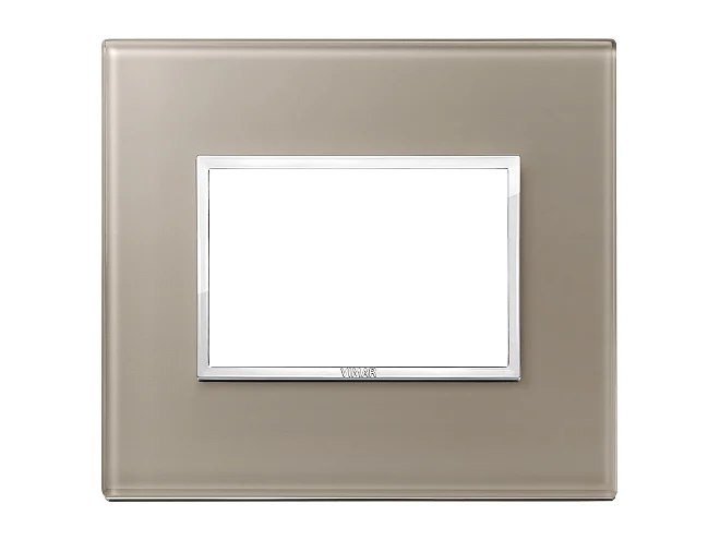 VIMAR Vimar 21653.74 Placca 3M opale bruno