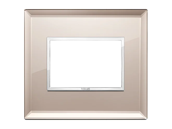 VIMAR Vimar 21653.75 Placca 3M specchio bronzato